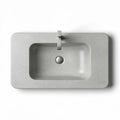 Rectangular wastafel van beton met afgeronde hoeken 70 x 40 x 10cm